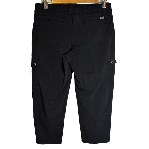 Eddie Bauer nylon spandex blend black‎ Capri pants size 2 #23751074 - Picture 4 of 8